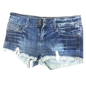 Denim shorts